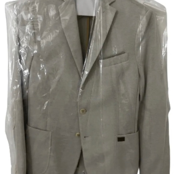 ZARA Men’s Sports Blazer Jacket Tan Beige EUR 46/US 18